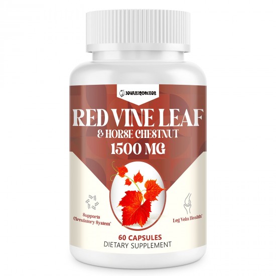 Jovariquethor Dietary Supplement Red Vine Leaf & Horse Chestnut Extract Capsule