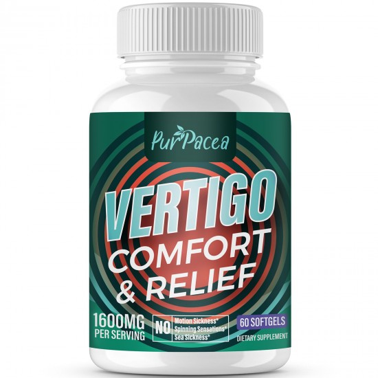 Purpacea Dietary Supplement Vertigo Relief 1600mg