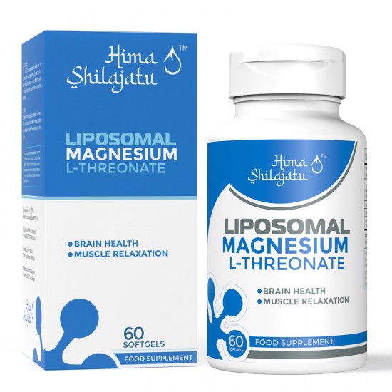 Hima Shilajatu Liposomal Magnesium L-Threonate Food Supplement Softgels